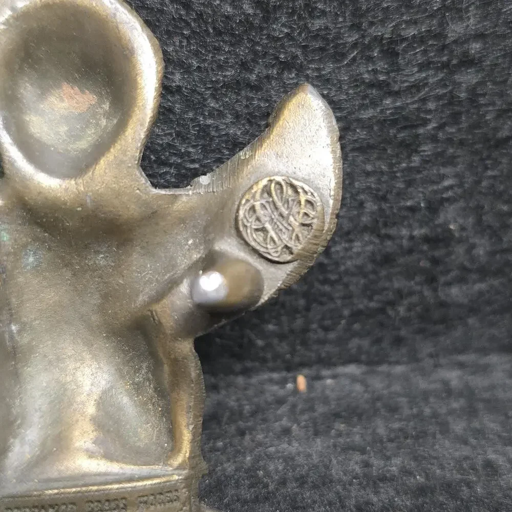 Vintage Hindu Garuda God Bergamot Brass Belt Buckle